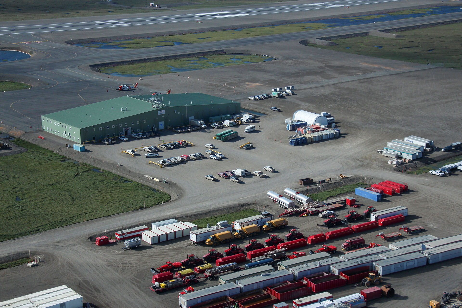 Deadhorse Aviation Center aerial